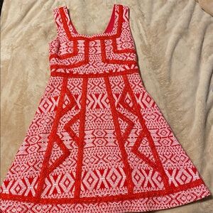 Maeve Red Embroidered Dress